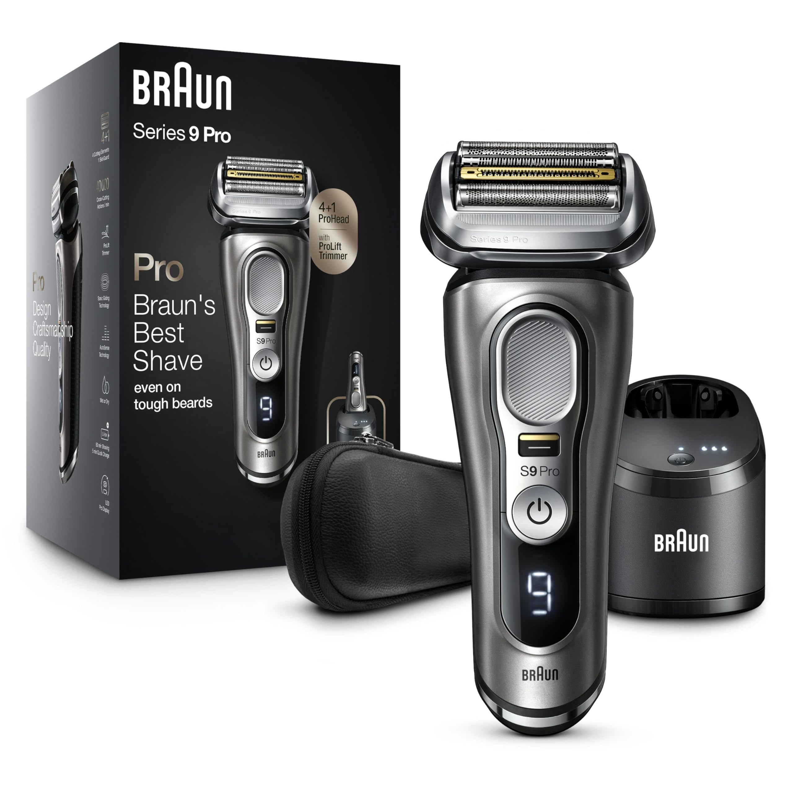 Amazon.com: Braun Electric Razor for Men, Series 9 Pro 9465cc Wet